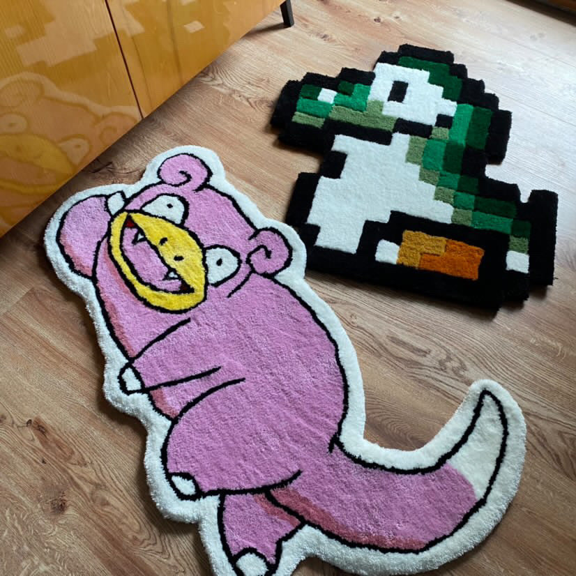 Slowpoke custom Rug - Rugsly