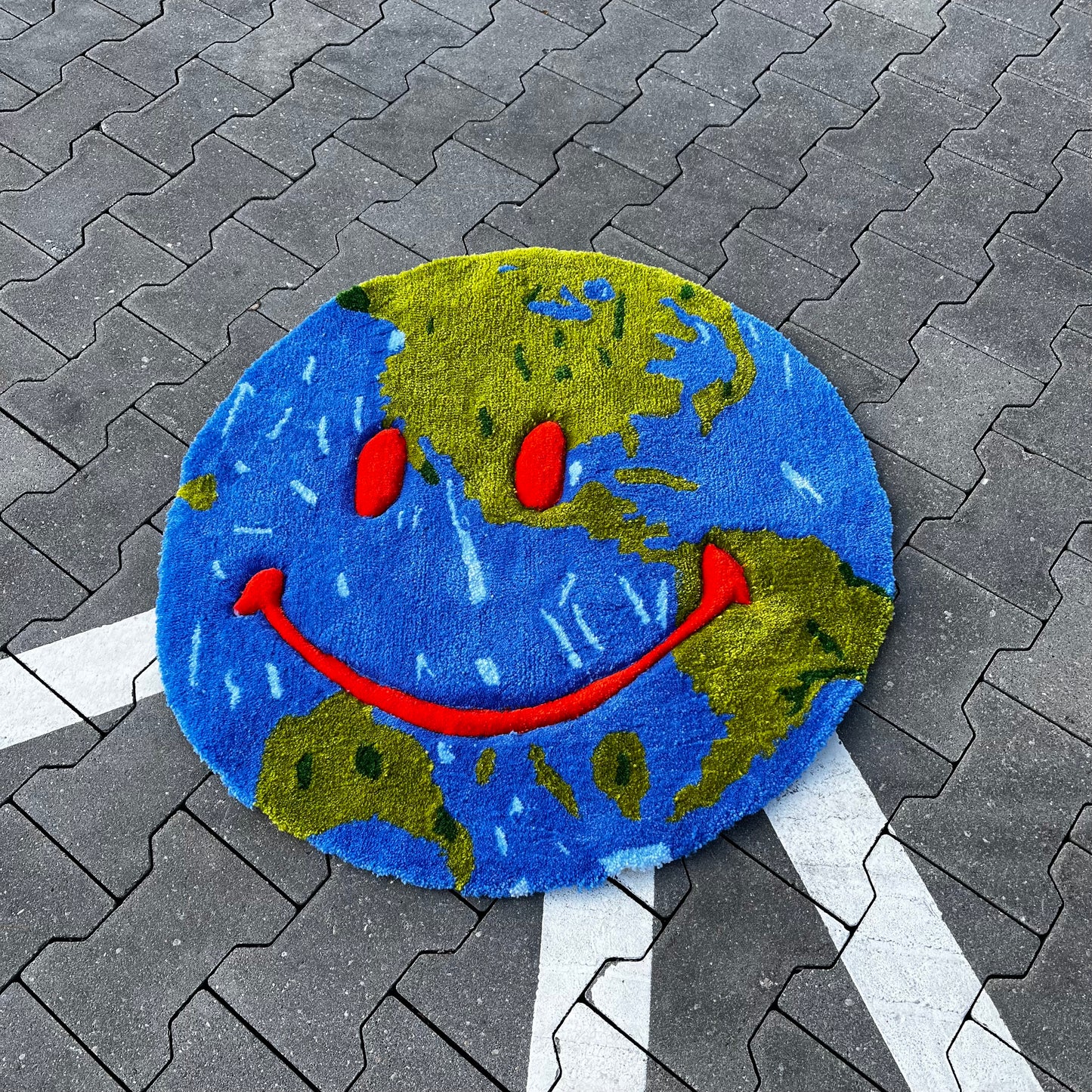 Astroworld Smiley custom Rug - Rugsly