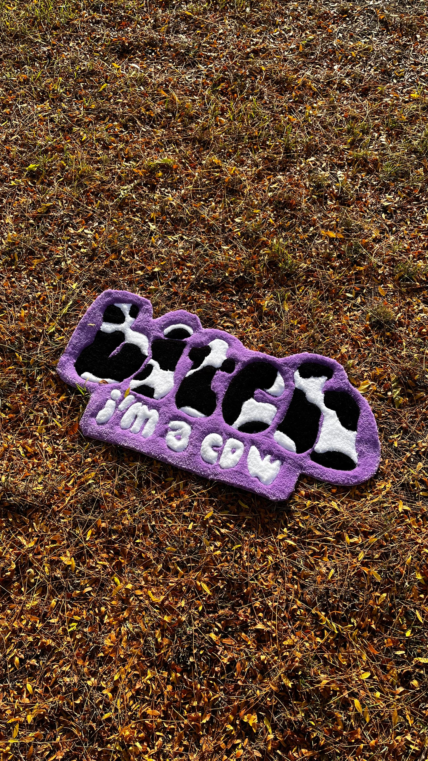 Bitch i'm a Cow Rug - Rugsly