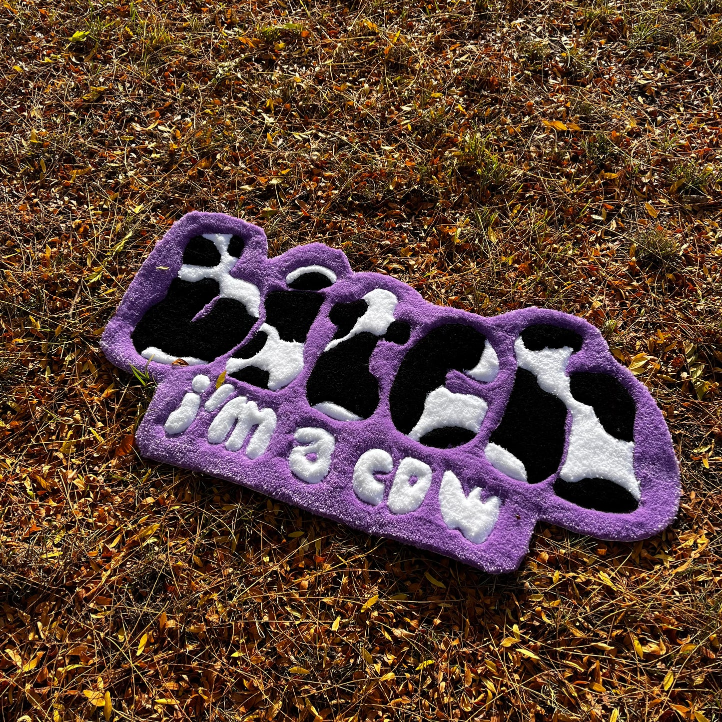 Bitch i'm a Cow Rug - Rugsly