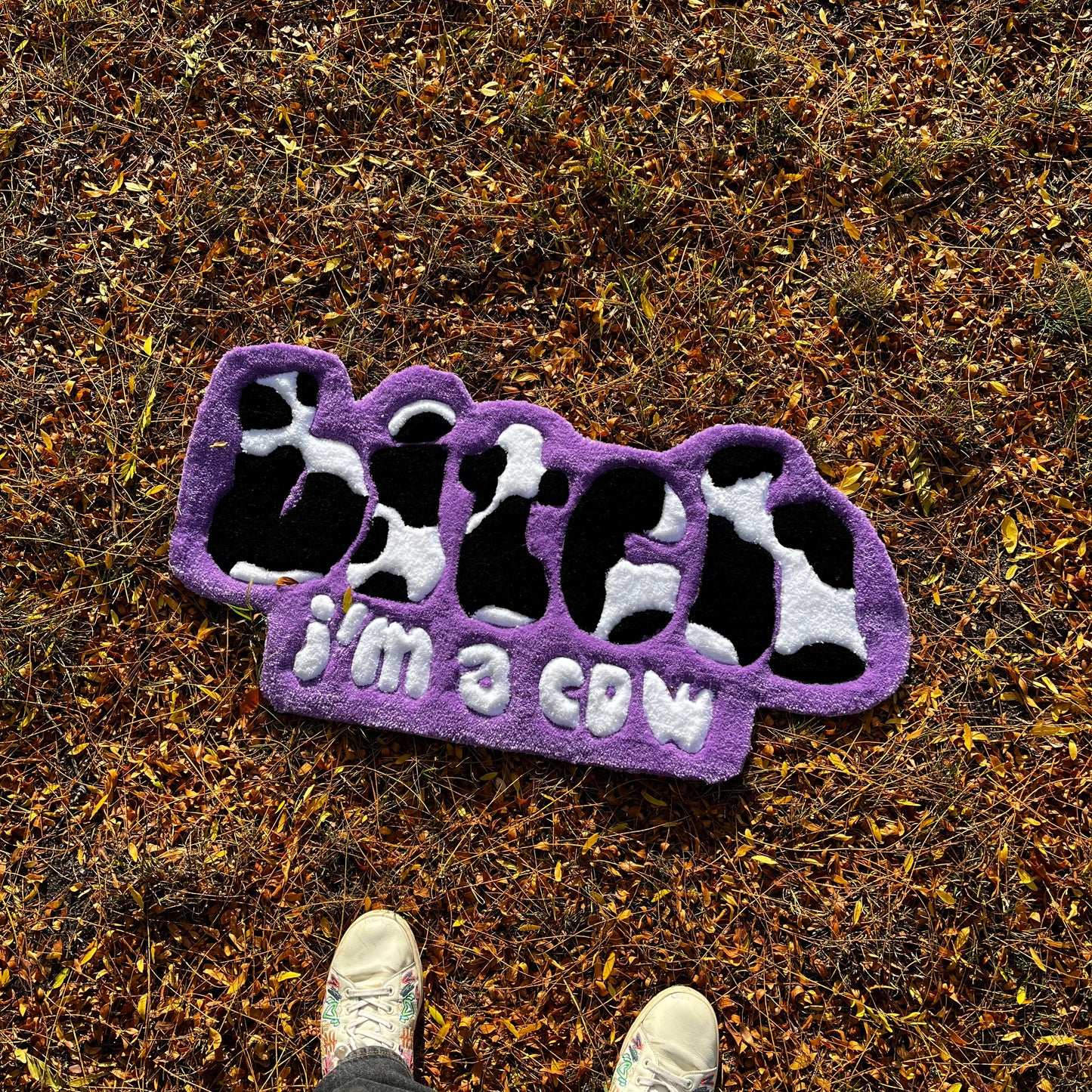 Bitch i'm a Cow Rug - Rugsly