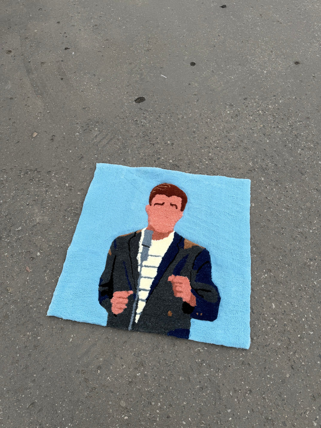 Rick Astley custom Rug - Rugsly