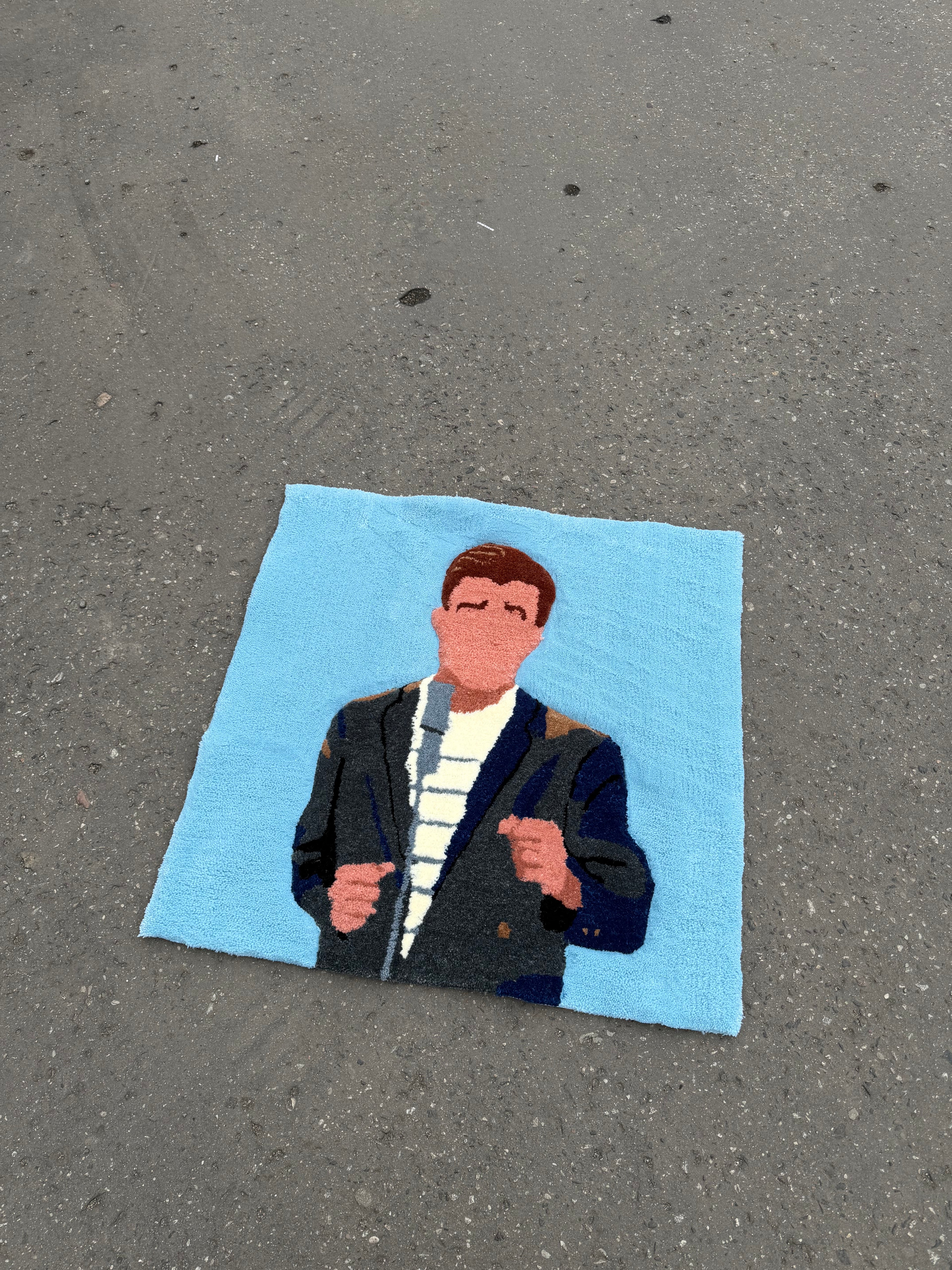 Rick Astley custom Rug - Rugsly
