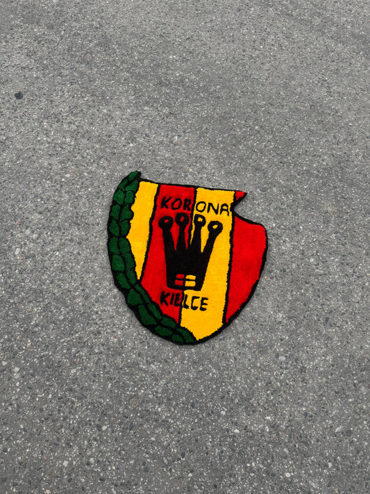 Korona Kielce custom Rug (Gotowy do wysyłki) - Rugsly