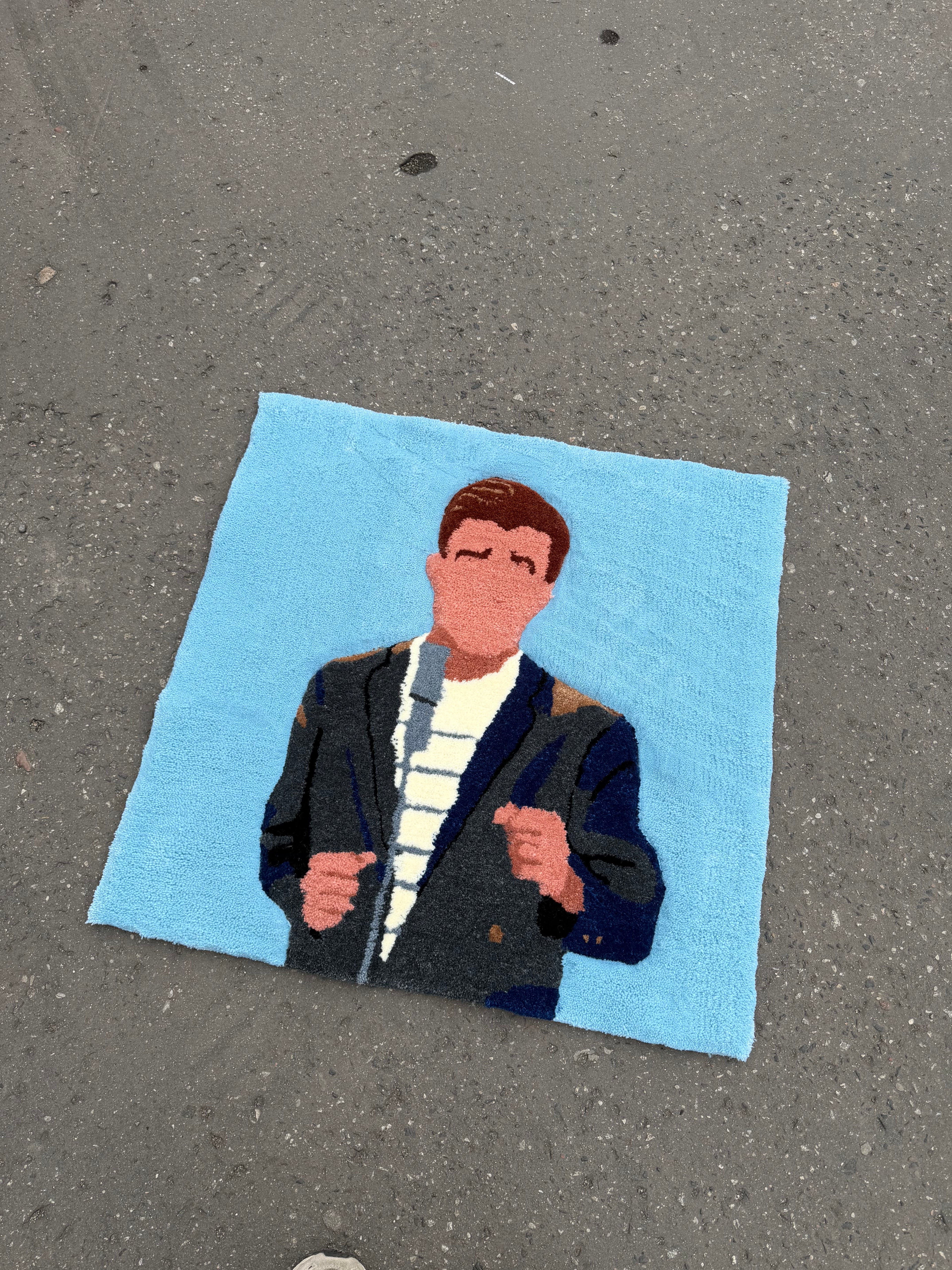 Rick Astley custom Rug - Rugsly