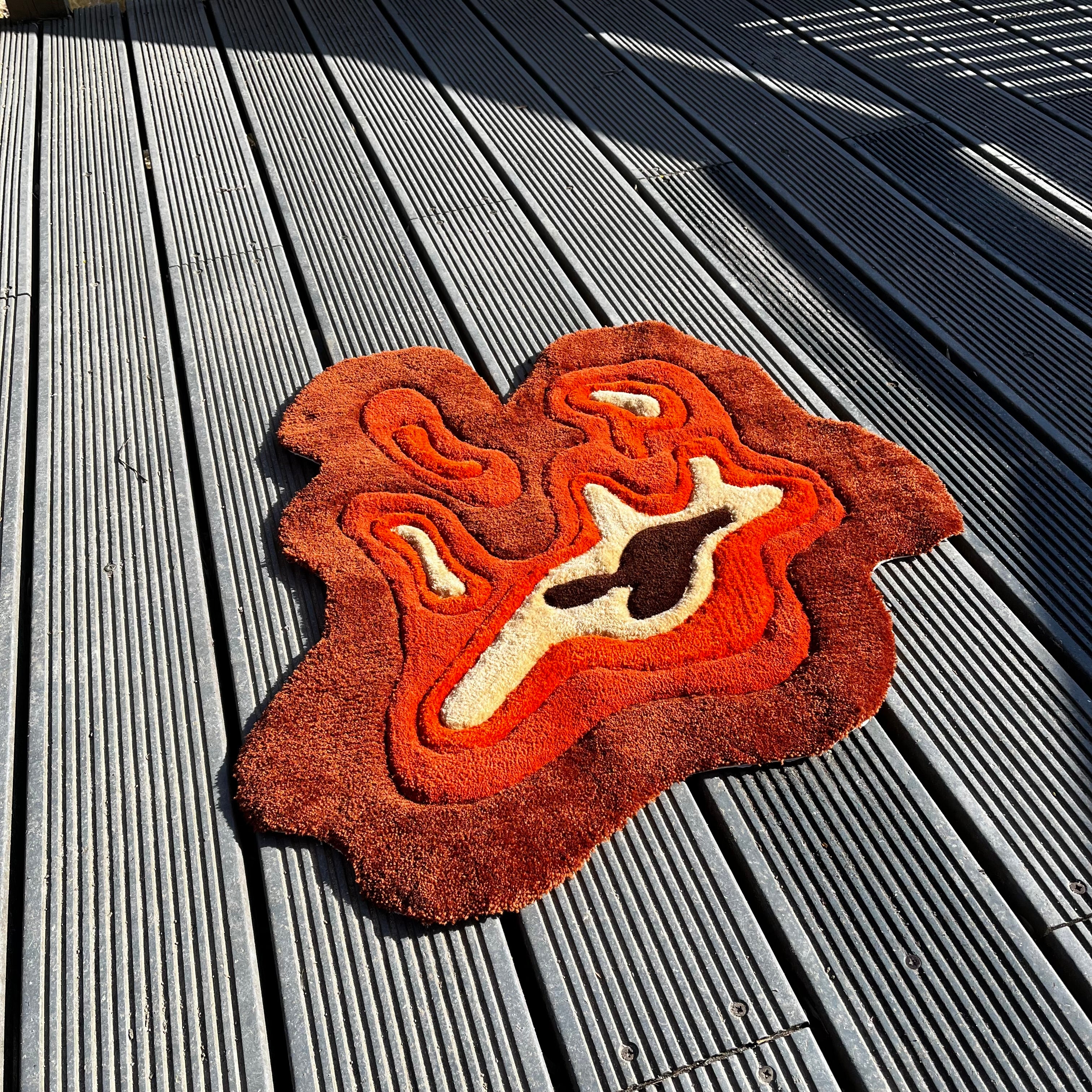 Lava Abstract Rug - Rugsly