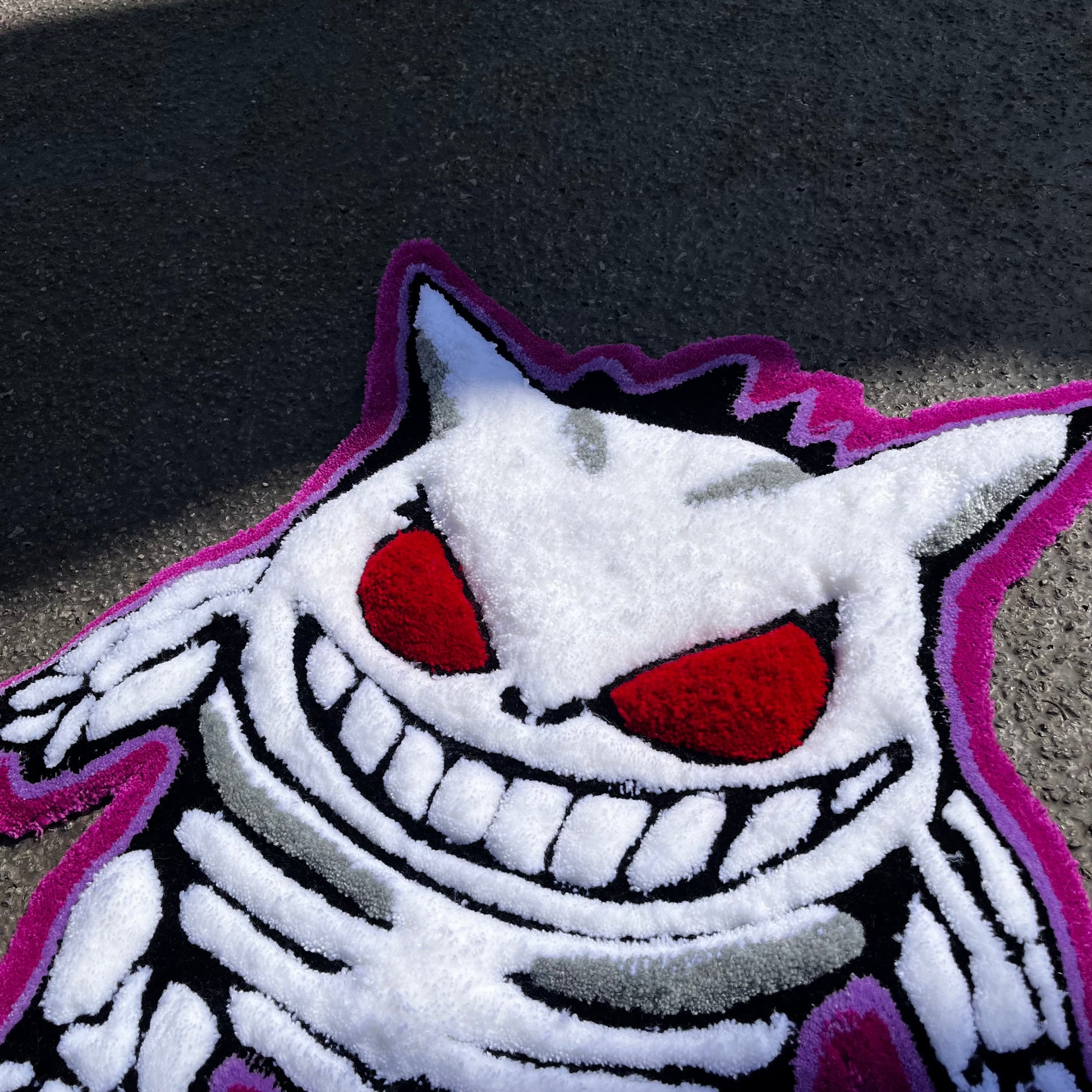 Skeleton Gengar custom Rug - Rugsly