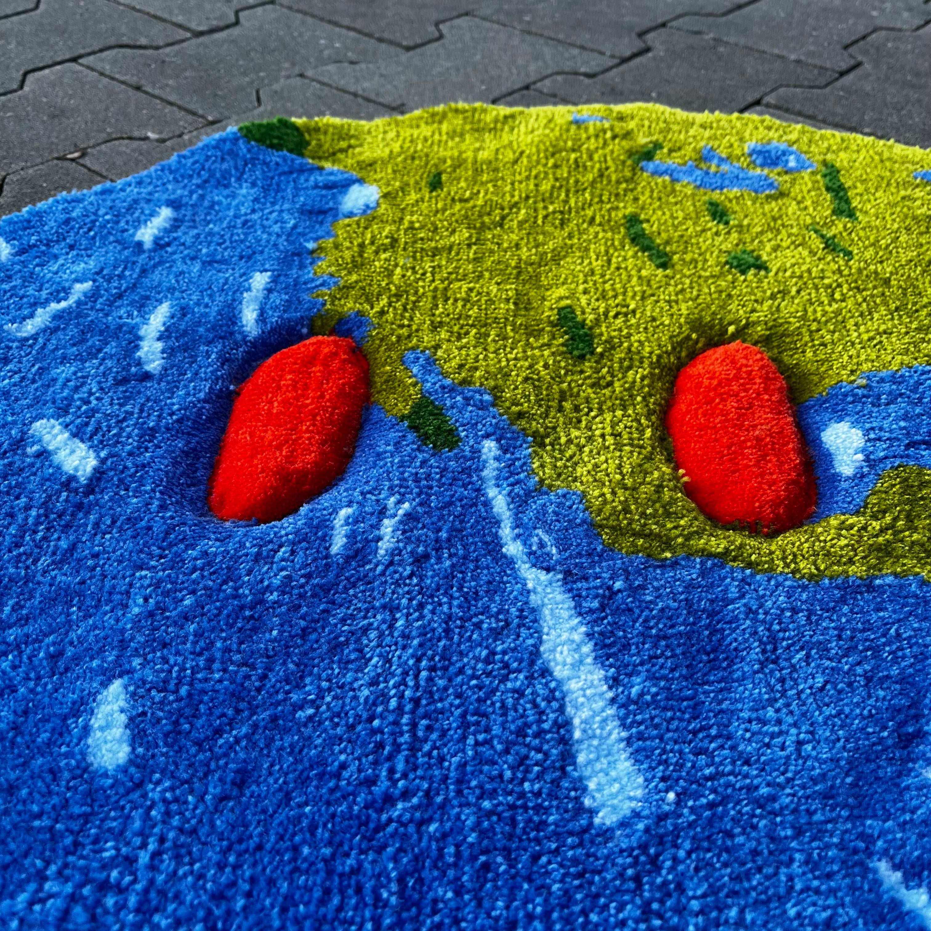 Astroworld Smiley custom Rug - Rugsly