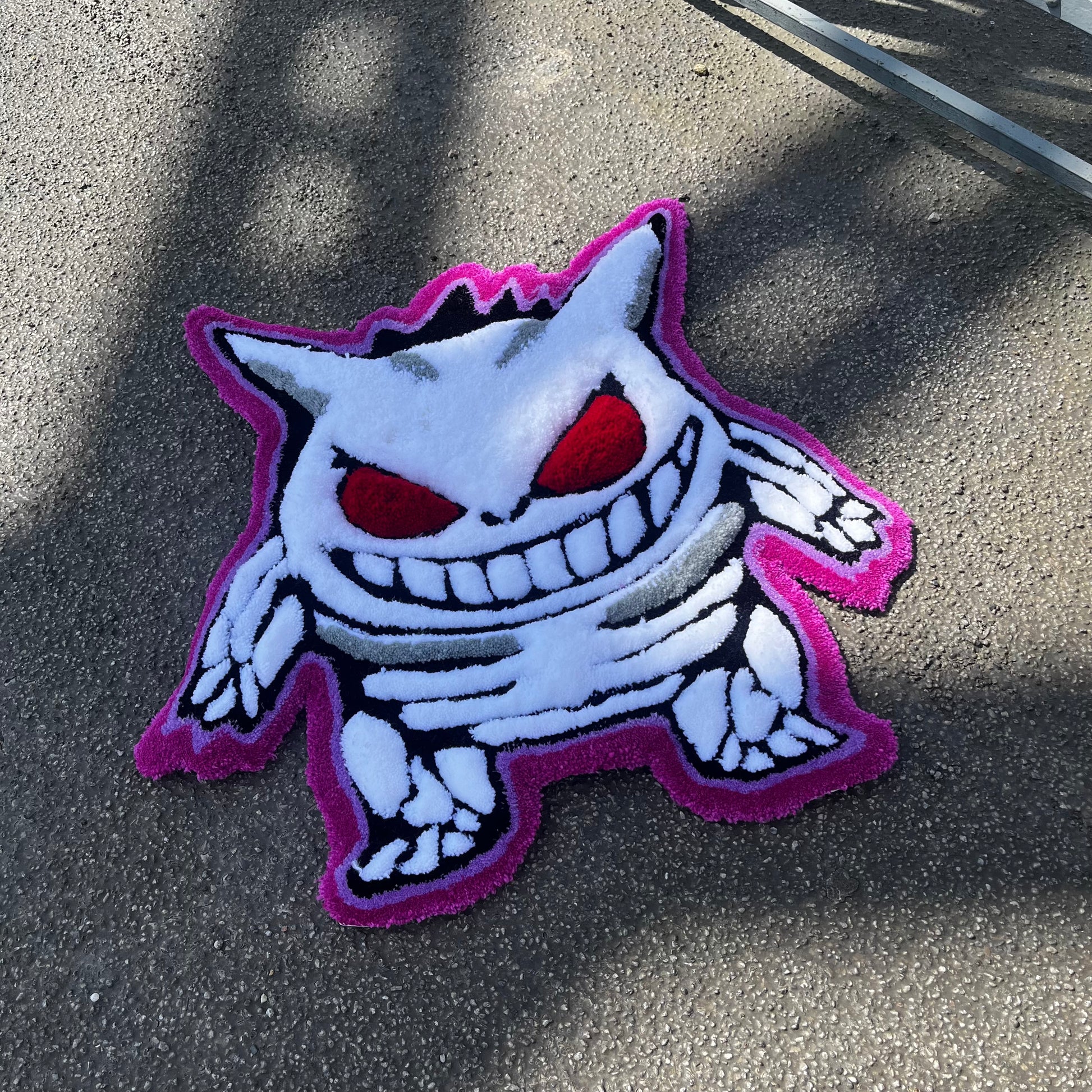 Skeleton Gengar custom Rug - Rugsly