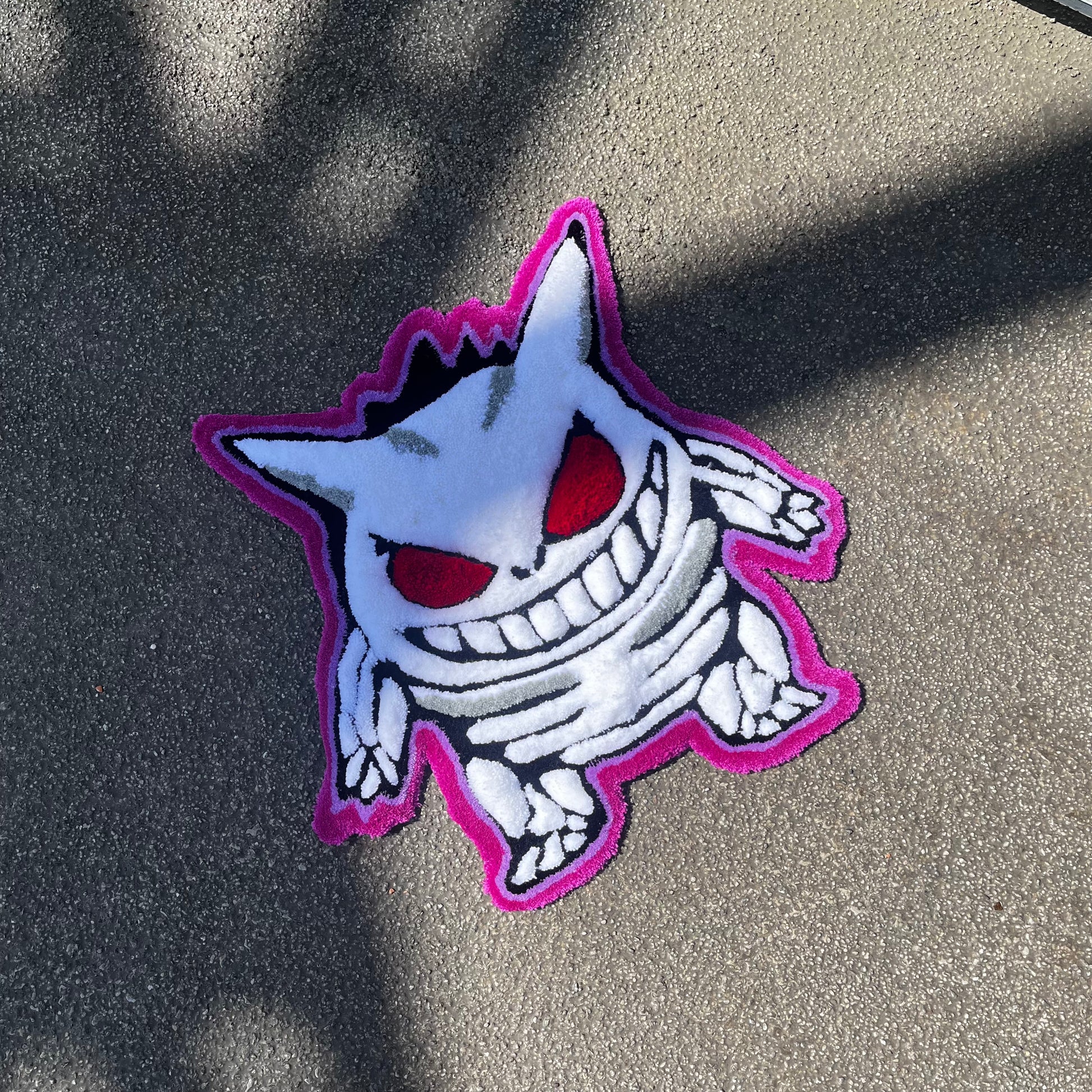 Skeleton Gengar custom Rug - Rugsly