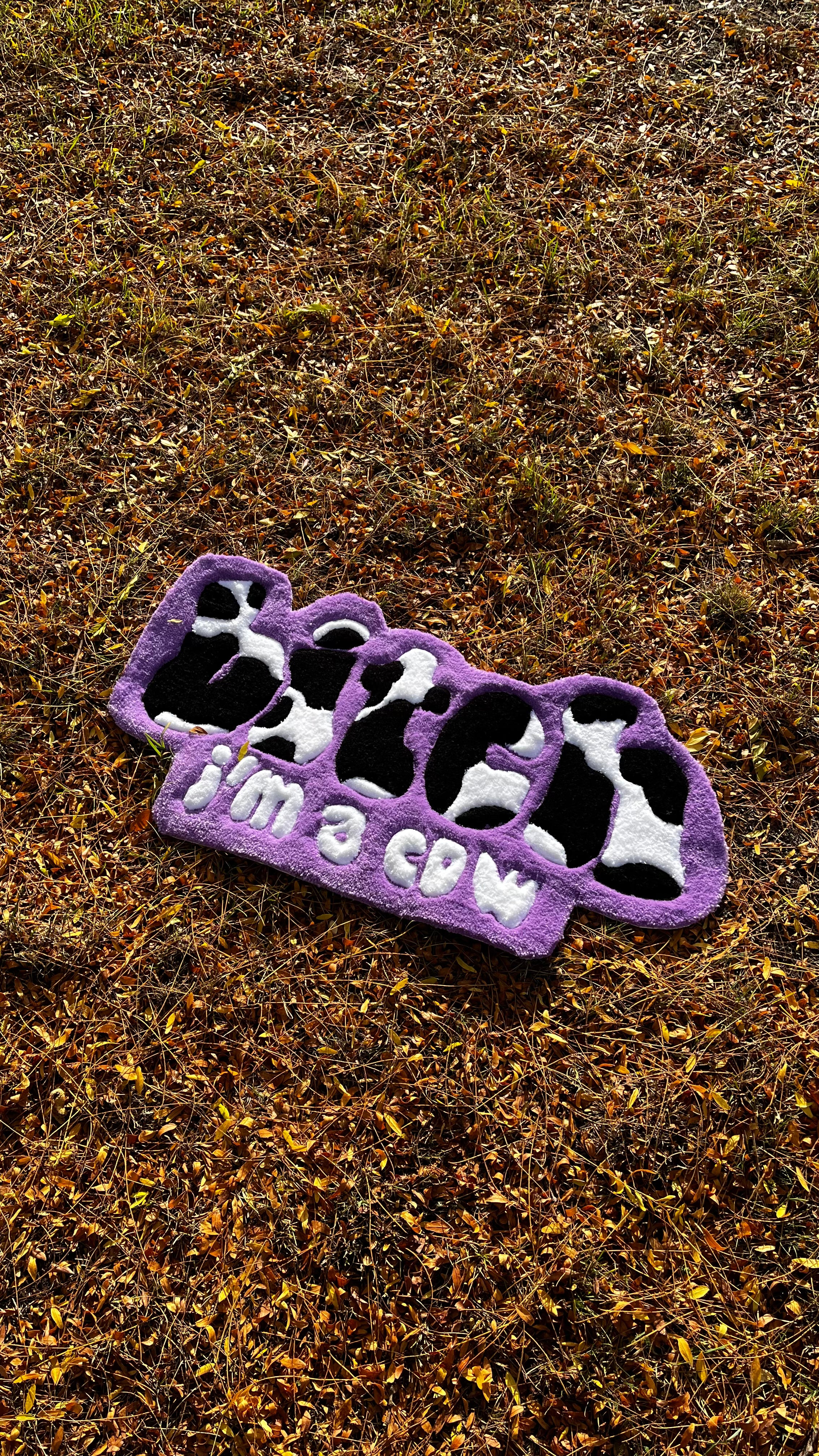 Bitch i'm a Cow Rug - Rugsly