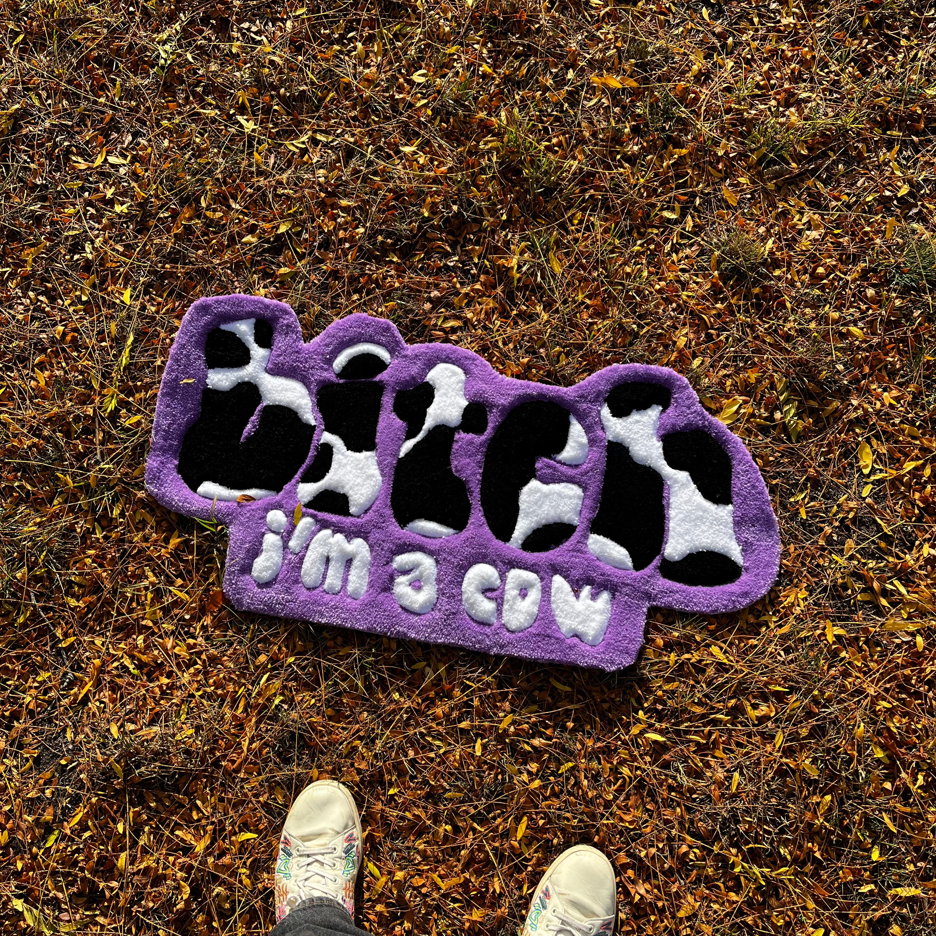 Bitch i'm a Cow Rug - Rugsly