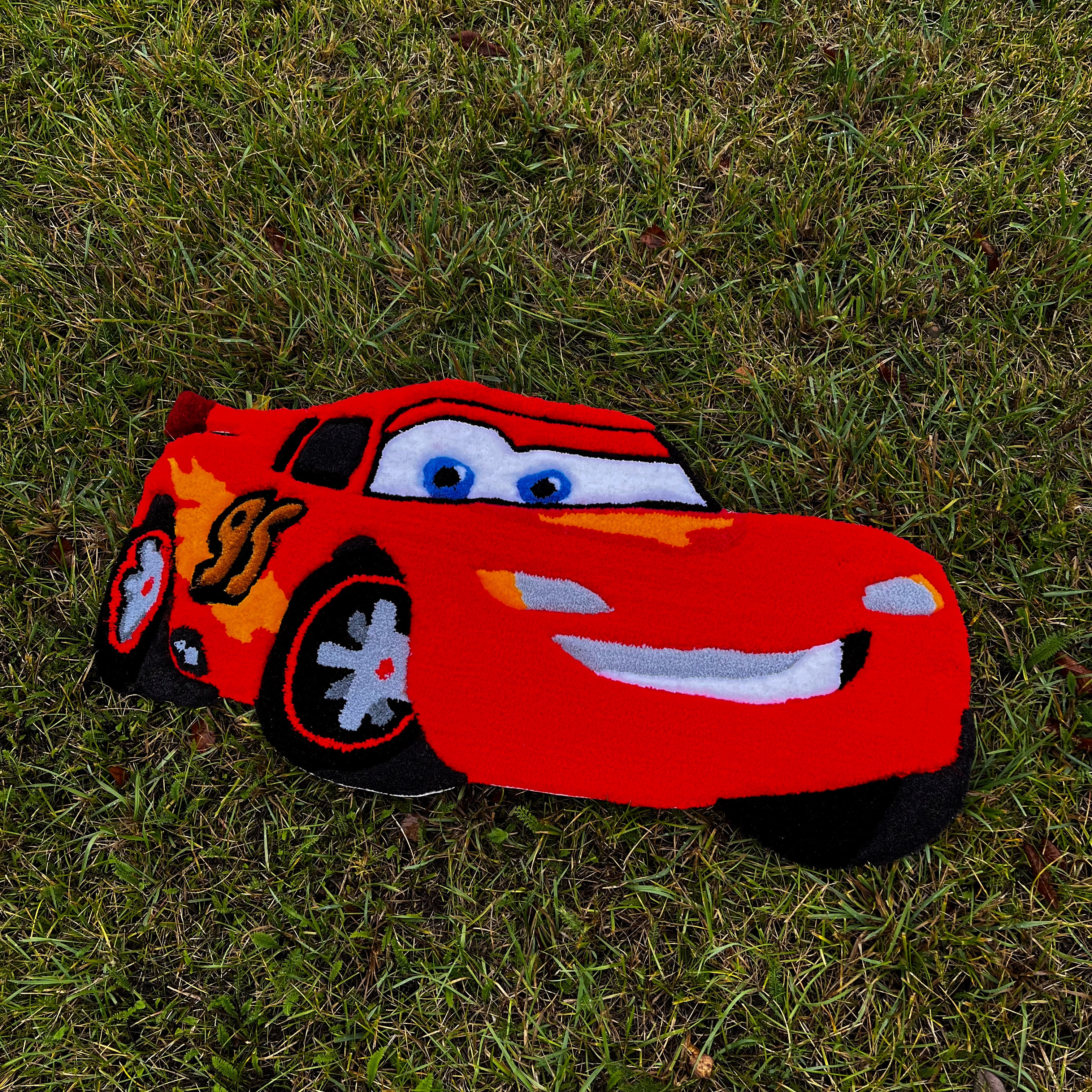 Zygzak McQueen custom Rug - Rugsly