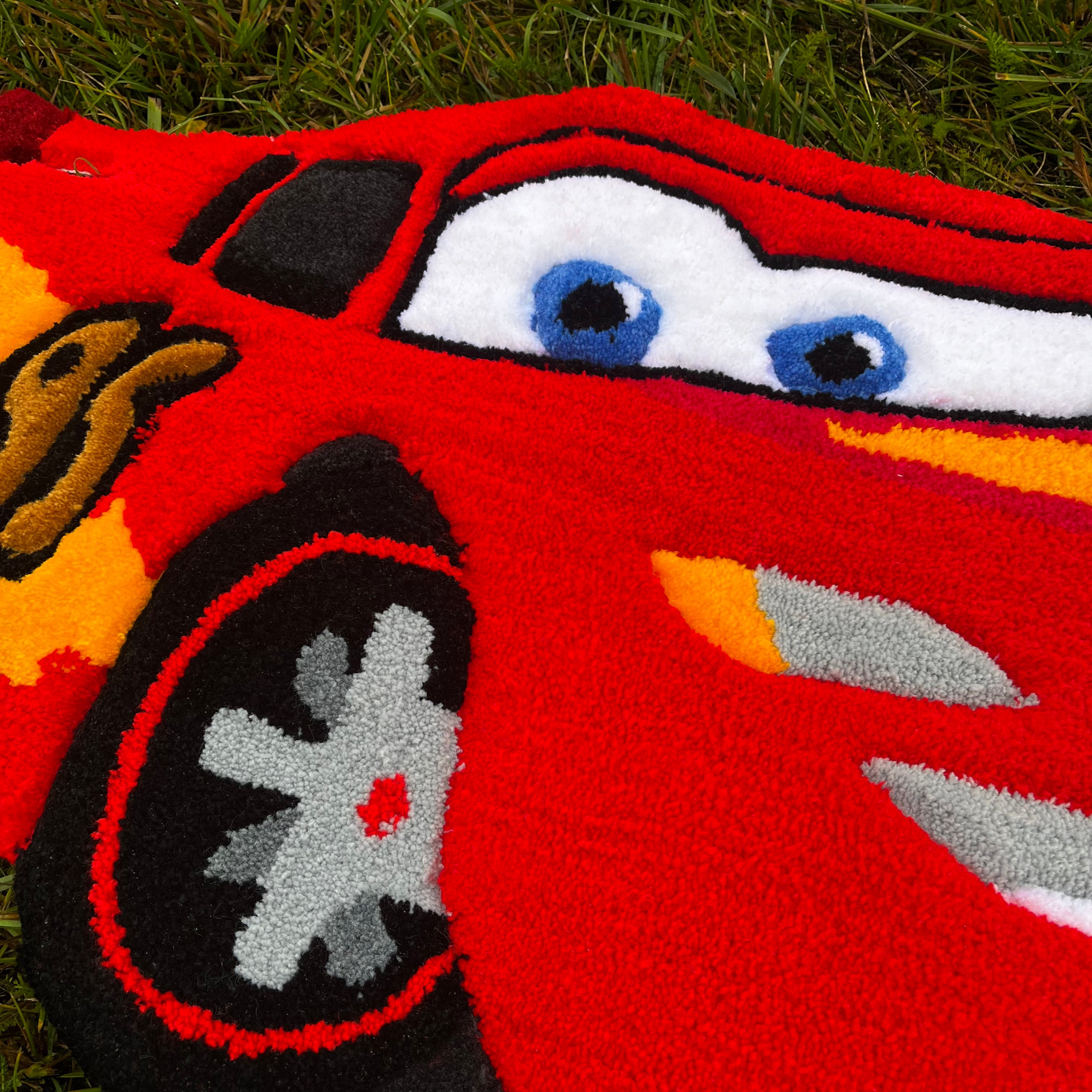 Zygzak McQueen custom Rug - Rugsly