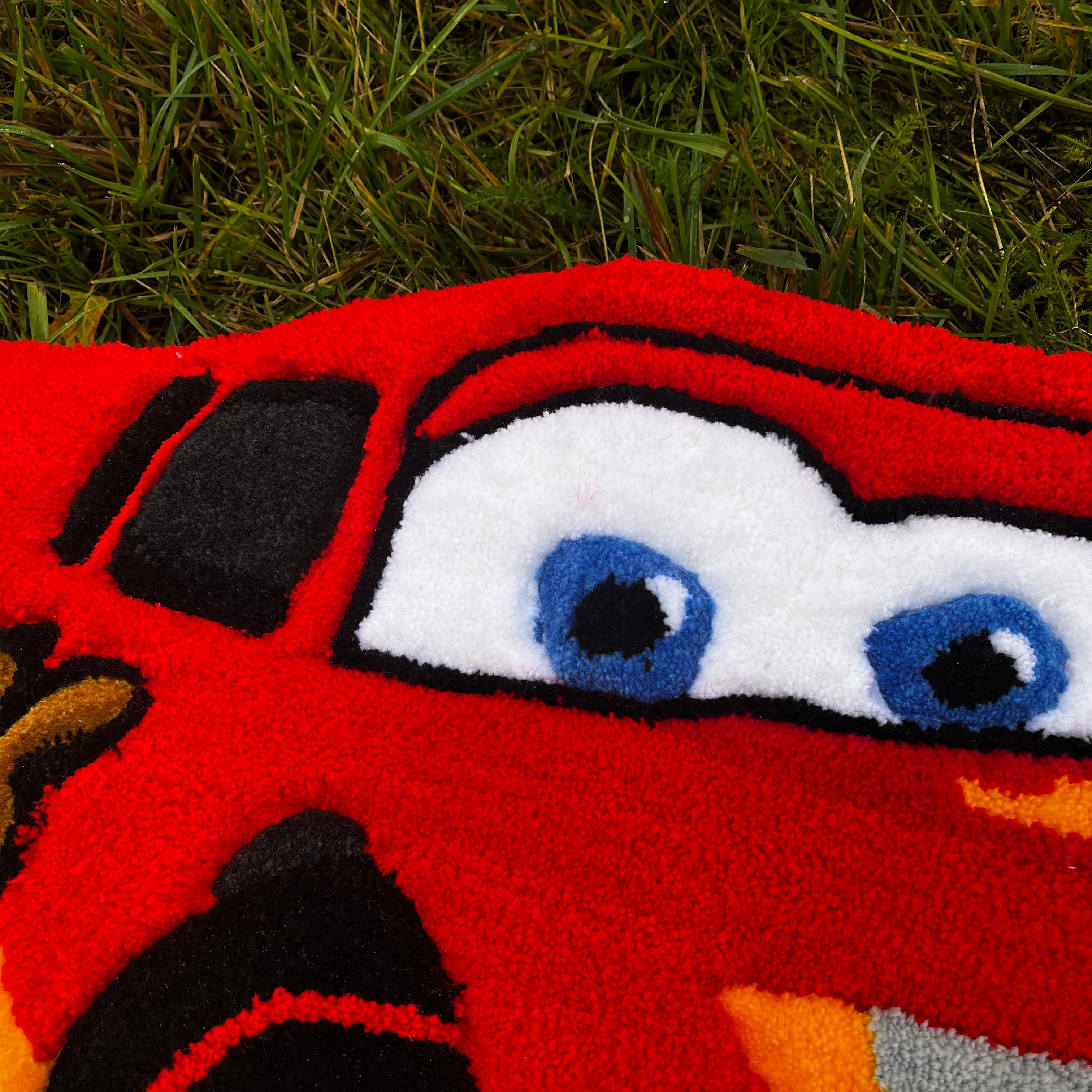 Zygzak McQueen custom Rug - Rugsly