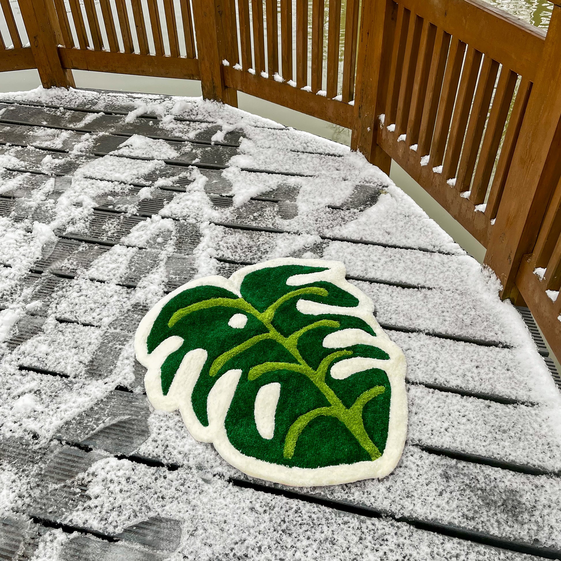 Monstera Leaf custom Rug - Rugsly