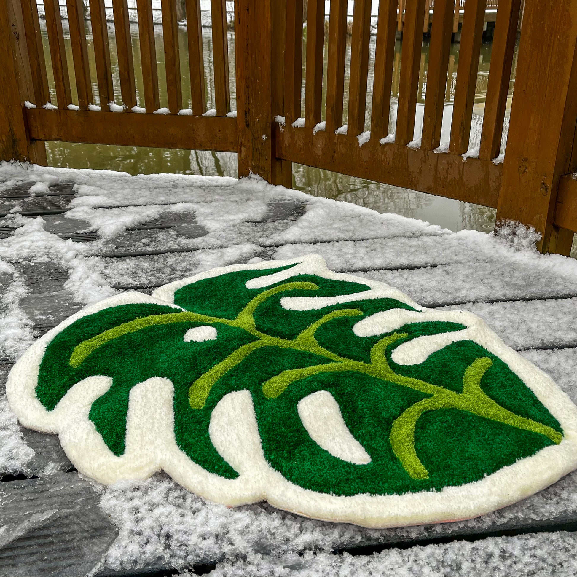Monstera Leaf custom Rug - Rugsly