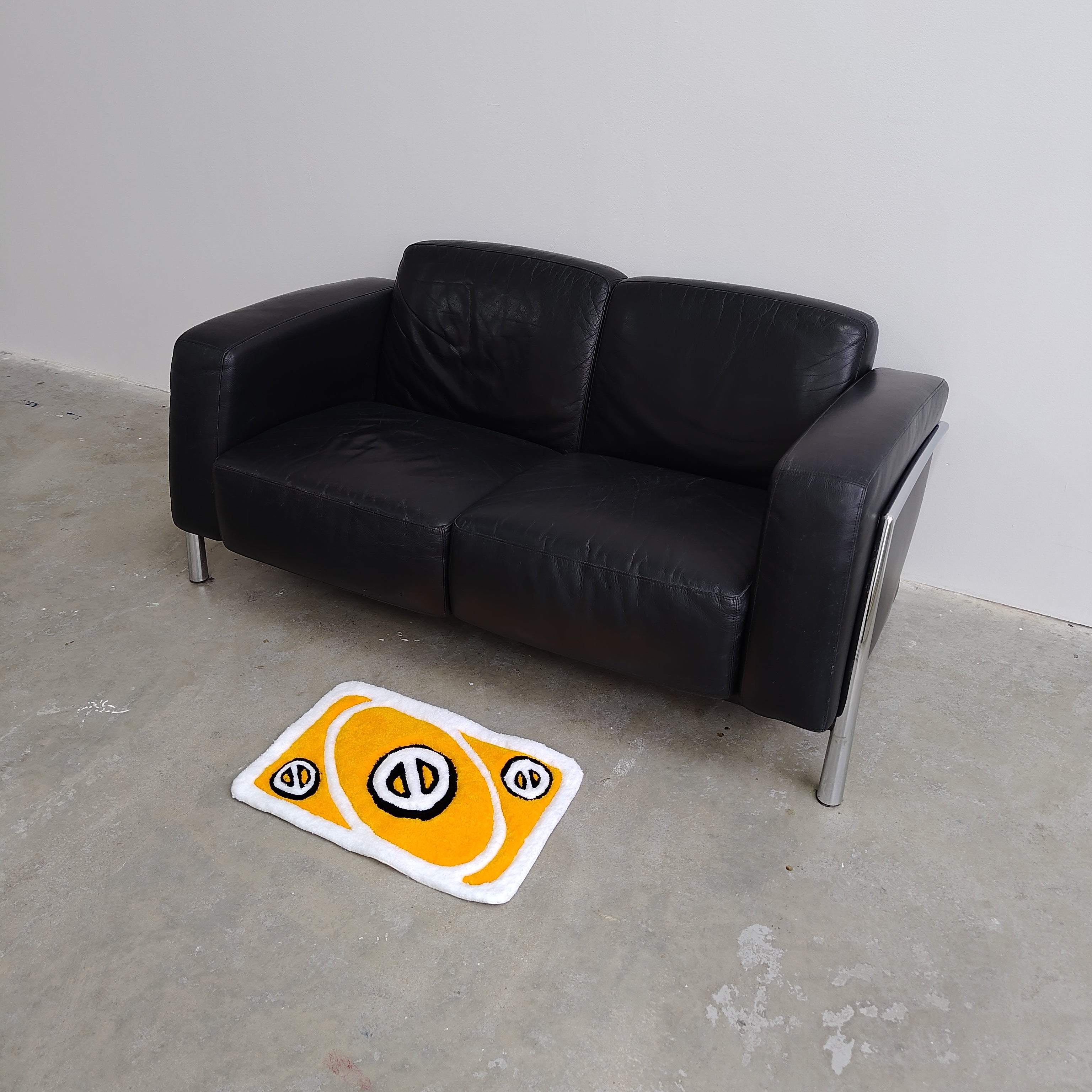 Yellow Uno Block Card custom Rug - Rugsly