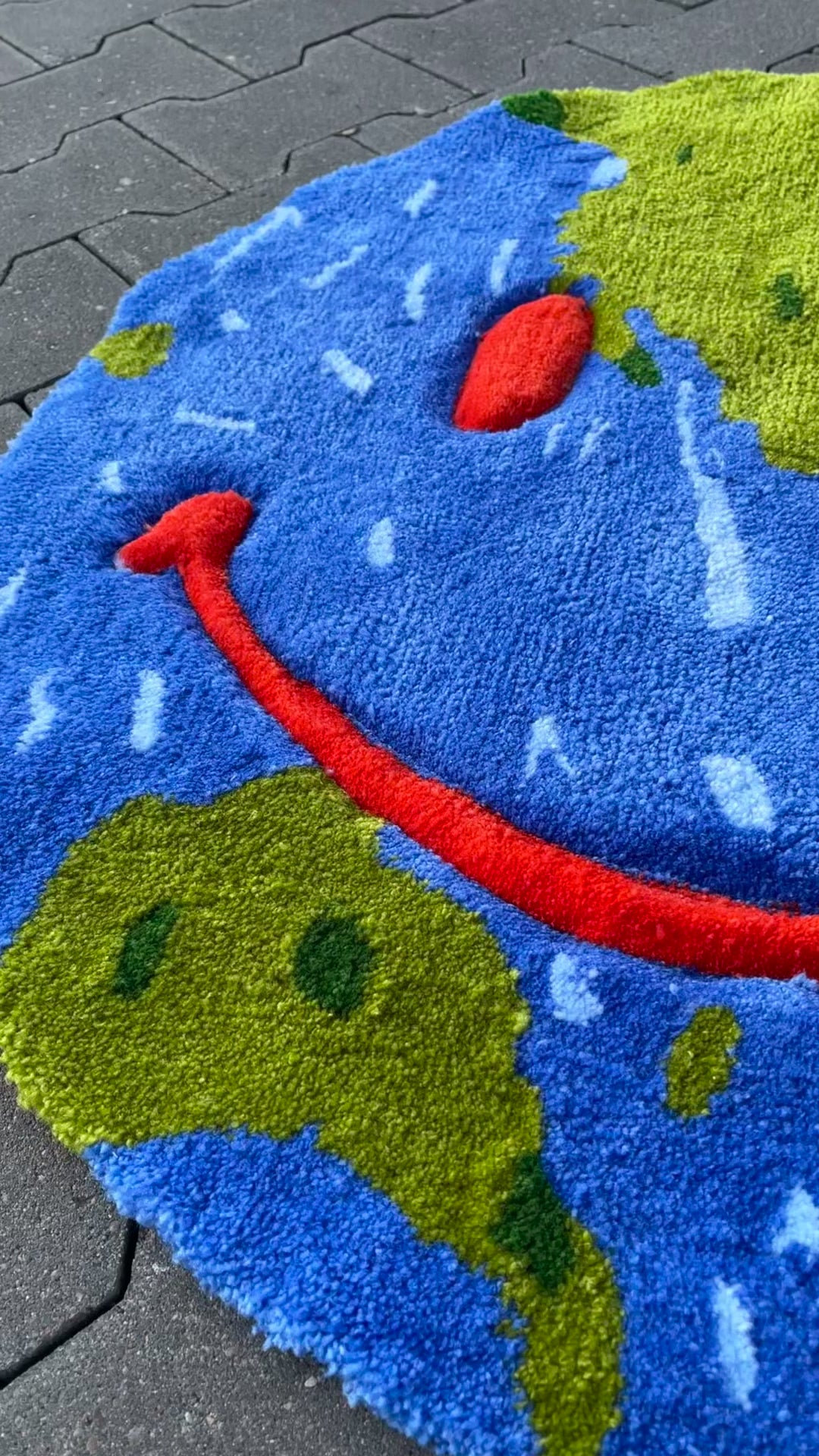 Astroworld Smiley custom Rug